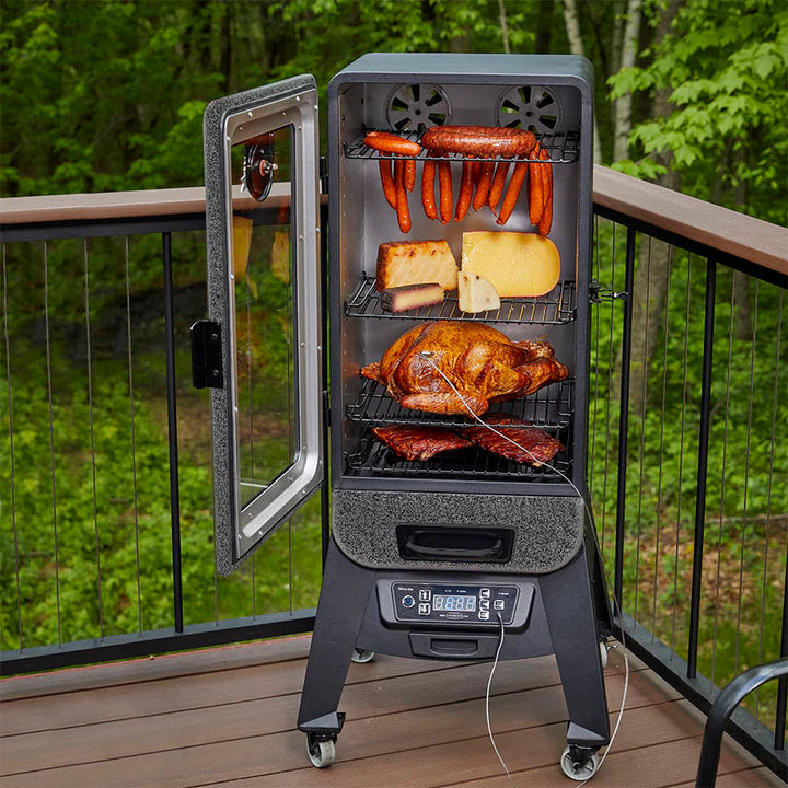 Pit Boss 3 Series Electric Vertical Smoker Silver Hammertone Luxe Barbeque Company