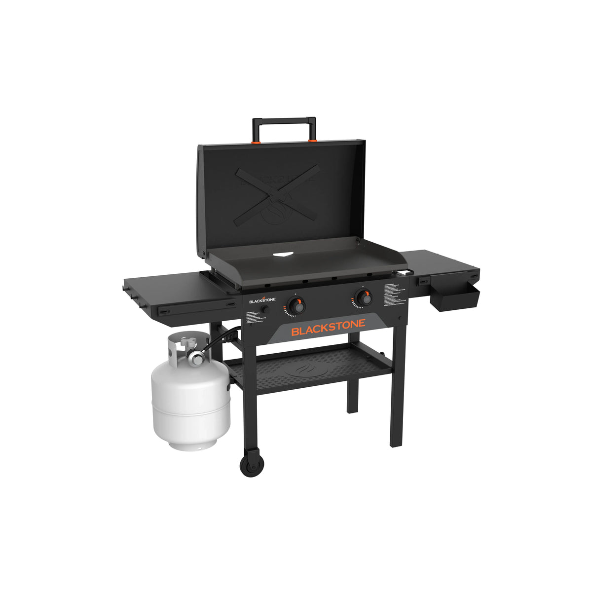 Blackstone 28 Griddle With Hood Iron Forged Luxe Barbeque Company