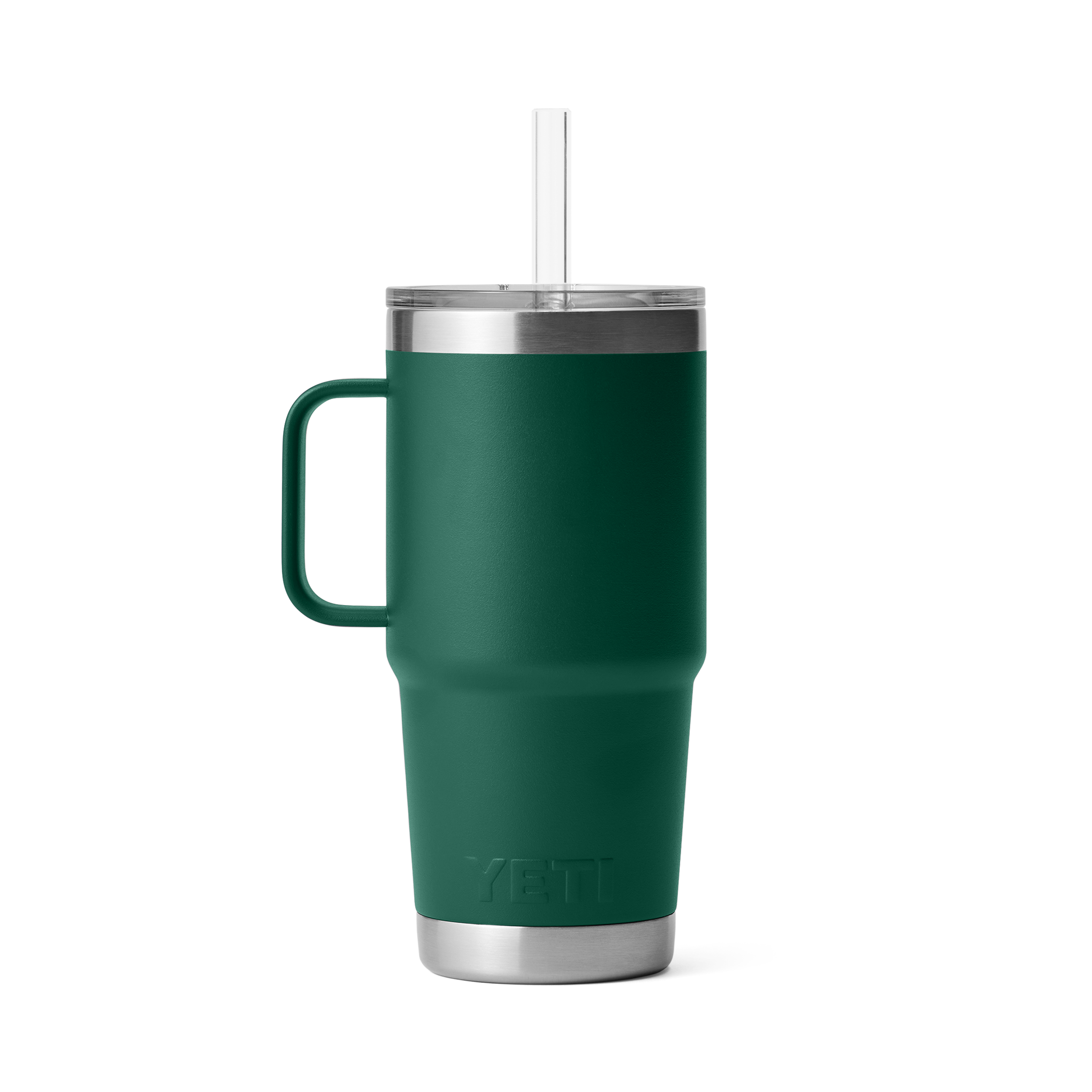 Yeti Rambler 25oz Mug With Straw Lid - Black Forest Green – Luxe