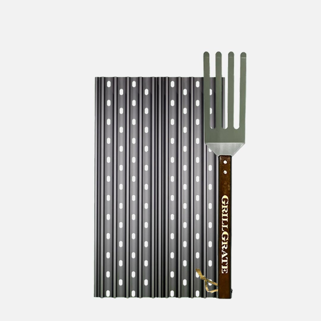 Grill Grate 17.375" Pellet Grill Sear Station 2 Panel Kit Luxe