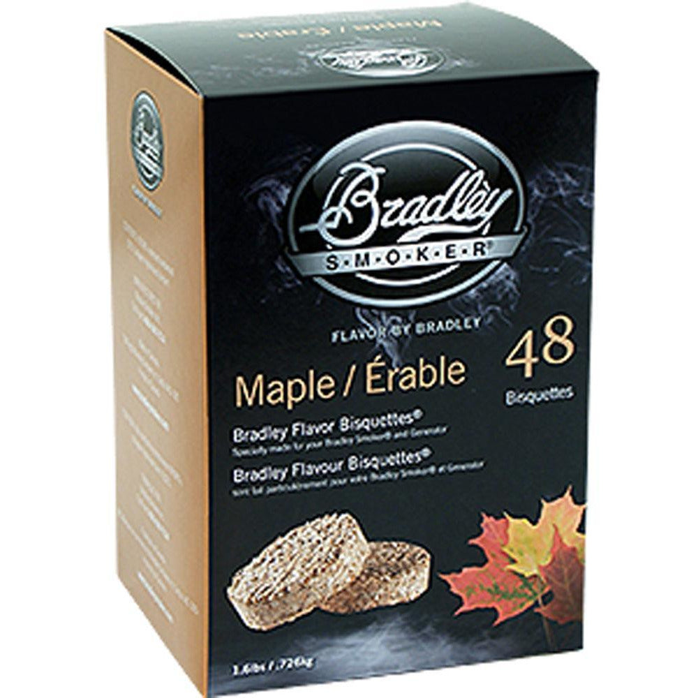 Bradley Maple Bisquettes 48Pk Luxe Barbeque Company