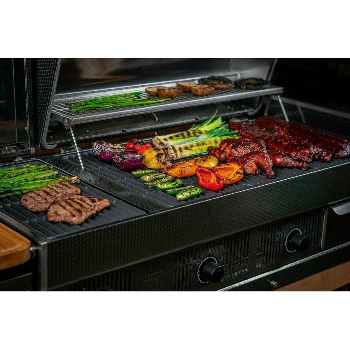 Black Earth Hybrid BuiltIn Grill Luxe Barbeque Company