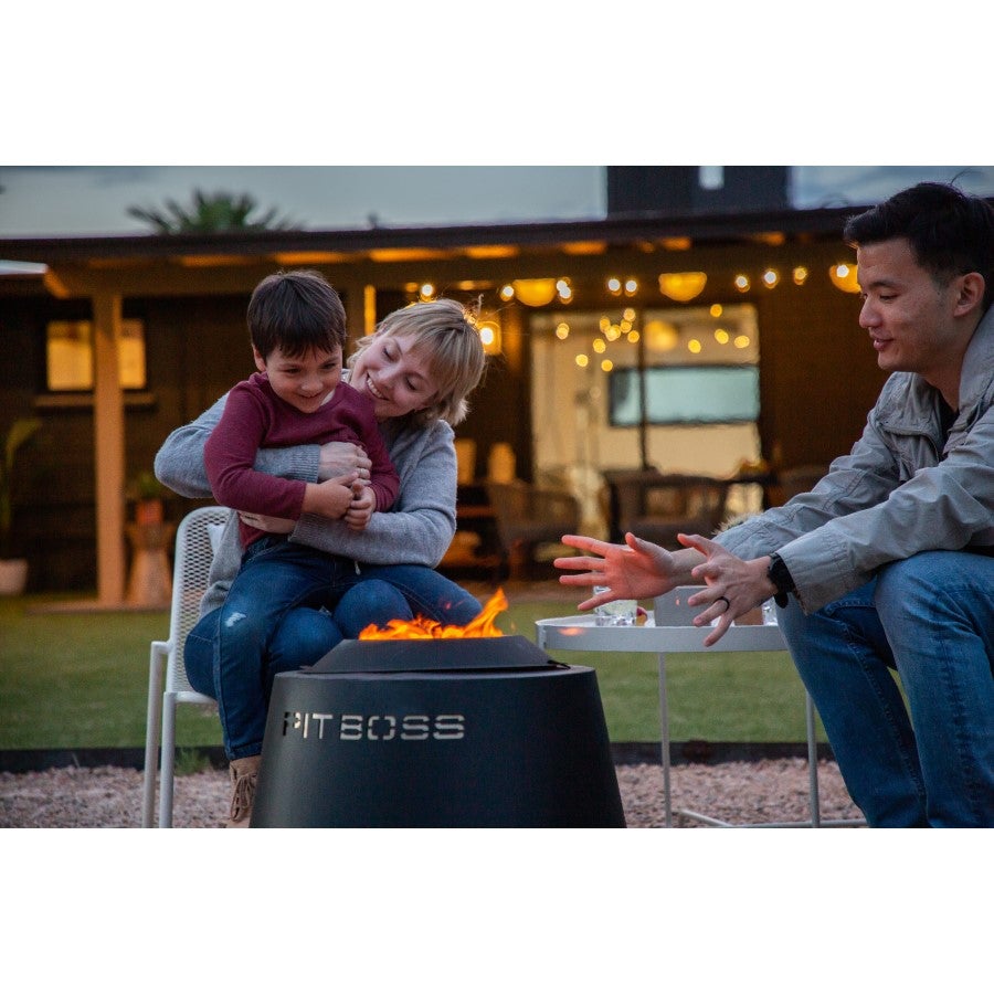 Pit Boss Smokeless Pellet Fire Pit with Cover – Luxe Barbeque Company
