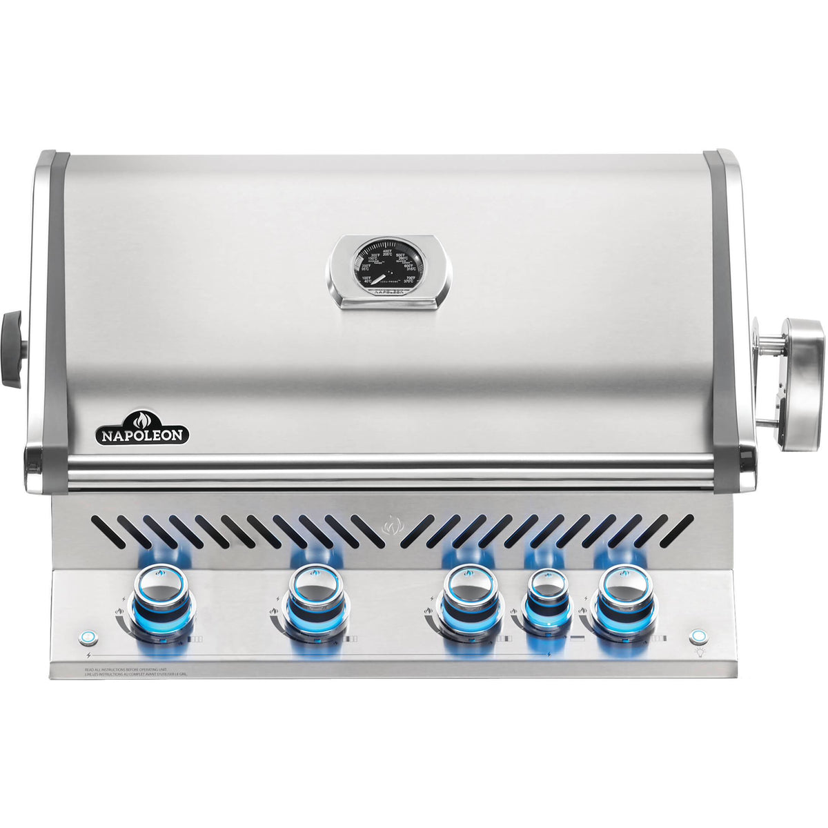 Napoleon Prestige PRO500 RB Built In Grill Head Luxe Barbeque