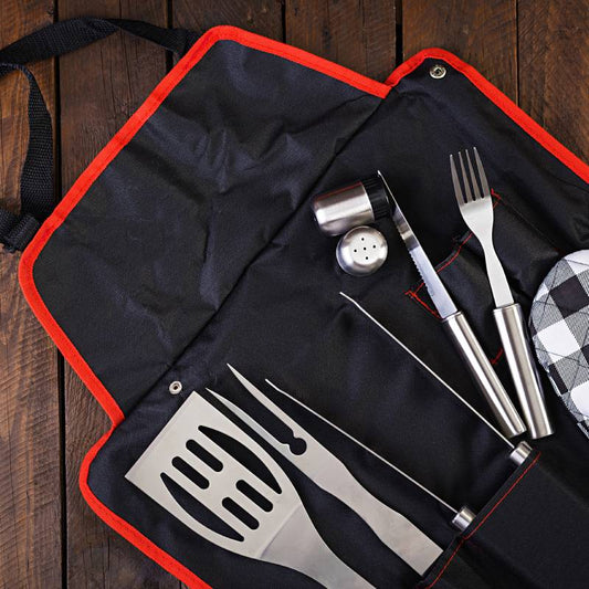 Barbecue Tools on wooden table