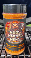 Hogs Heifers and Hens BBQ - Champion's Choice