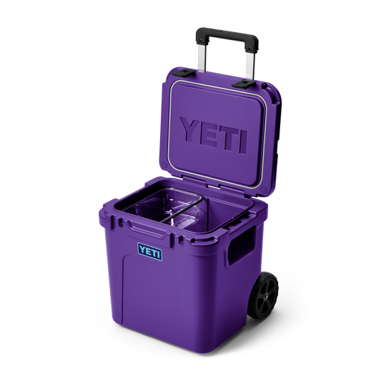 Yeti Roadie 48 Rolling Wheeled Cooler - Pace Purple