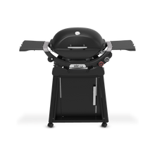 Weber - Q 2800N+ Gas Grill with Premium Stand - Midnight Black