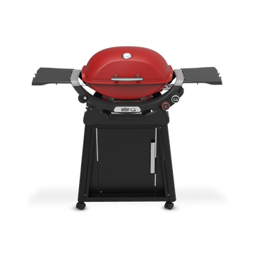 Weber - Q 2800N+ Gas Grill with Premium Stand - Flame Red