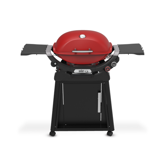 Weber - Q 2800N+ Gas Grill with Premium Stand - Flame Red