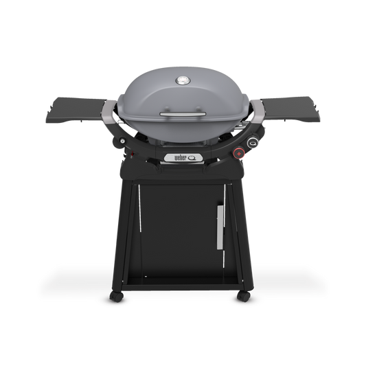 Weber - Q 2800N+ Gas Grill with Premium Stand - Smoke Grey