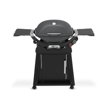 Weber - Q 2800N+ Gas Grill with Premium Stand - Charcoal