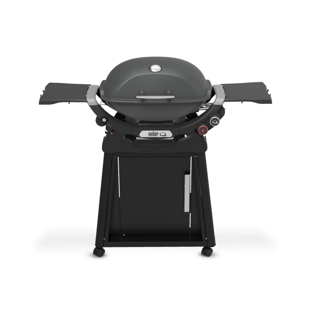 Weber - Q 2800N+ Gas Grill with Premium Stand - Charcoal