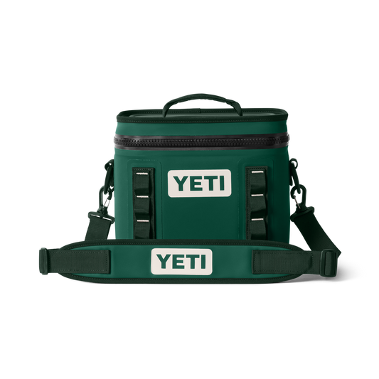 Yeti Hopper Flip 8 Soft Cooler - Black Forest Green