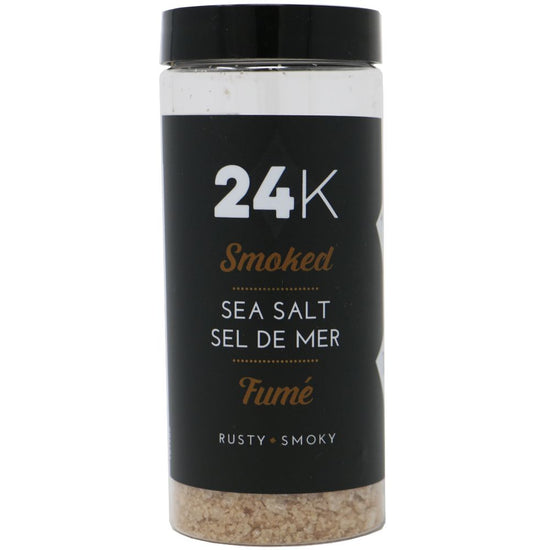 24K Smoked Sea Salt Flakes 180g-Luxe Barbeque Company Canada