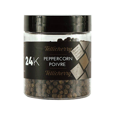 24K Black Peppercorn Tellicherry 50g-Luxe Barbeque Company Canada