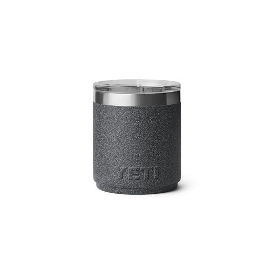 Yeti Rambler 10oz/295ML Stackable Lowball 2.0 With Magslider Lid - Black Stone