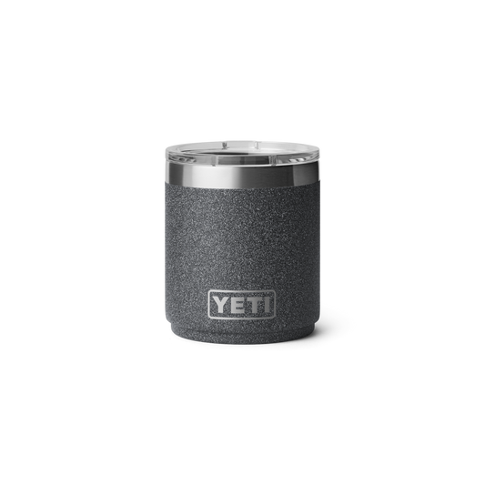 Yeti Rambler 10oz/295ML Stackable Lowball 2.0 With Magslider Lid - Black Stone