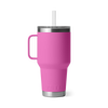 Yeti Rambler 35oz Mug With Straw Lid - Wildflower Fuchsia
