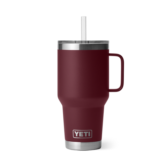 Yeti Rambler 35oz Mug With Straw Lid - Wild Vine Red