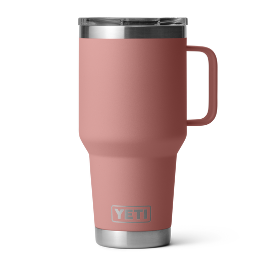 Yeti Rambler 30oz/887ml Travel Mug with Stronghold Lid - Sandstone Pink