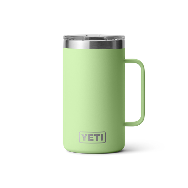 バーベキュー・調理用品 YETI Rambler 24 oz Mug Yeti Rambler 24oz/710ml Mug with Magslider Lid - Key Lime – Luxe