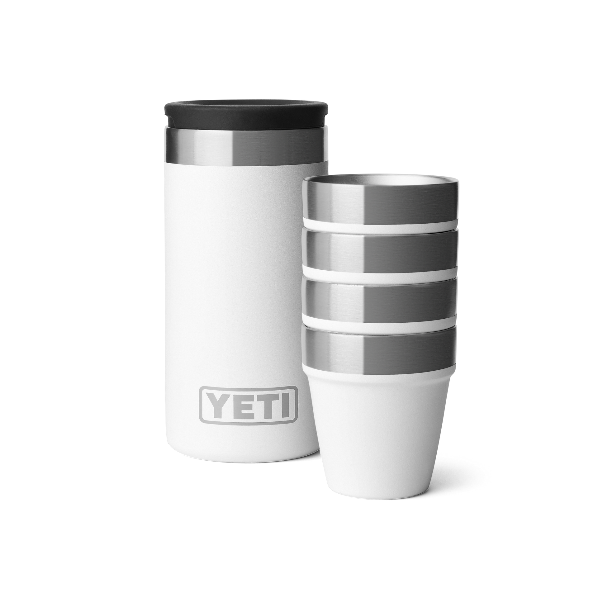 Yeti Shot Glasses & Case - White – Luxe Barbeque Company