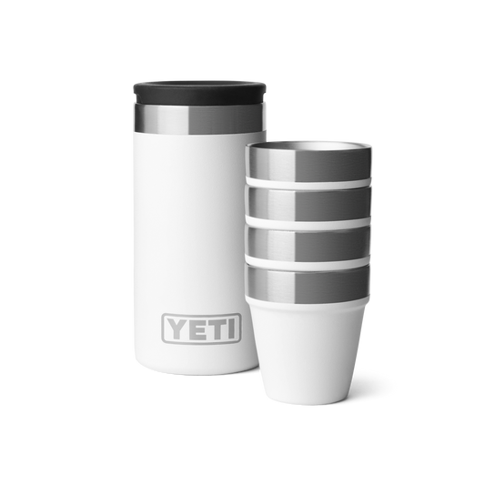 Yeti Shot Glasses & Case - White
