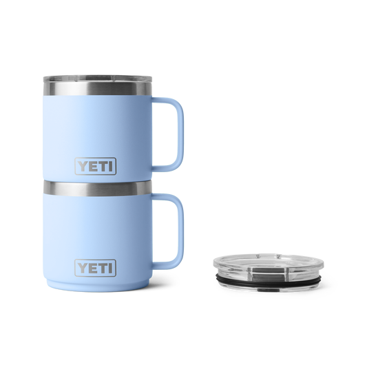 Yeti Rambler 14oz/414ml Stackable Mug 2.0 with Magslider Lid - Big Sky Blue