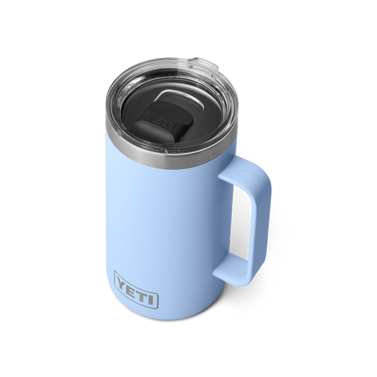 Yeti Rambler 24oz/710ml Mug with Magslider Lid - Big Sky Blue