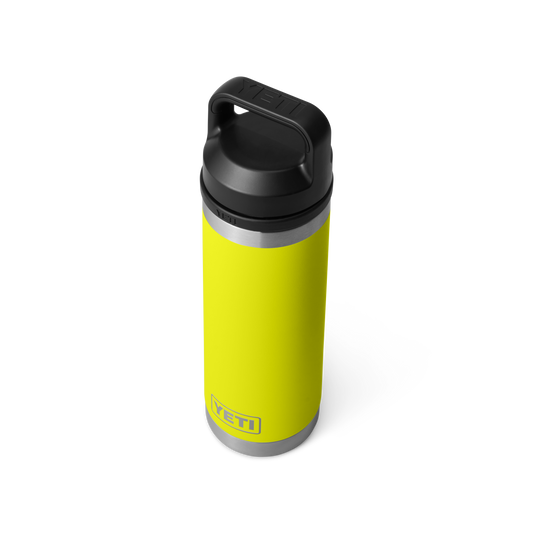 Yeti Rambler 18oz/532ml Bottle with Chug Cap - Firefly Yellow