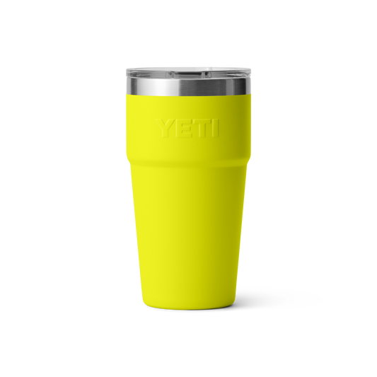 Yeti Rambler 20oz/591ml Stackable Cup with Magslider Lid - Firefly Yellow