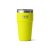 Yeti Rambler 20oz/591ml Stackable Cup with Magslider Lid - Firefly Yellow