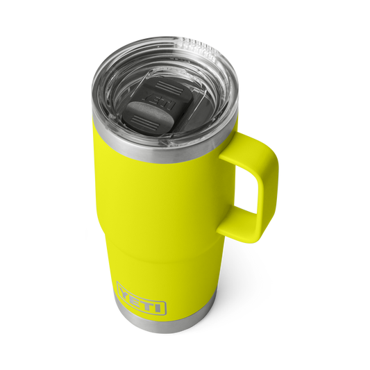 Yeti Rambler 20oz/591ml Travel Mug With Stronghold Lid - Firefly Yellow
