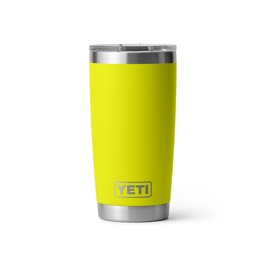 Yeti Rambler 20oz/591ml Tumbler with Magslider Lid - Firefly Yellow