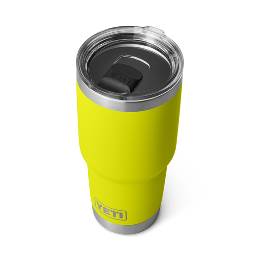 Yeti Rambler 30oz/877ml Tumbler with Magslider Lid - Firefly Yellow
