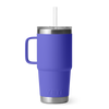 Yeti Rambler 25oz Mug With Straw Lid - Ultramarine Violet