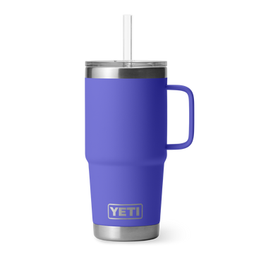 Yeti Rambler 25oz Mug With Straw Lid - Ultramarine Violet