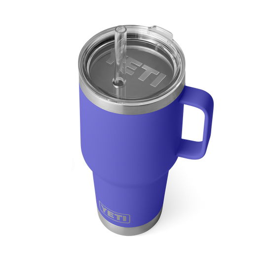 Yeti Rambler 35oz Mug With Straw Lid - Ultramarine Violet