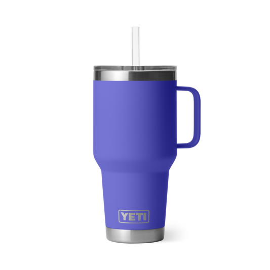 Yeti Rambler 35oz Mug With Straw Lid - Ultramarine Violet