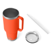 Yeti Rambler 42oz/1.2ml Mug With Straw Lid - Papaya