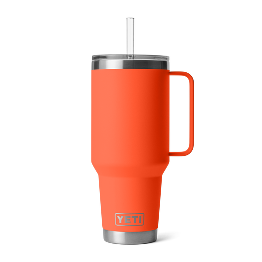 Yeti Rambler 42oz/1.2ml Mug With Straw Lid - Papaya