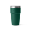 Yeti Rambler 20oz/591ml Stackable Cup with Magslider Lid - Black Forest Green
