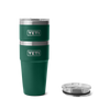 Yeti Rambler 20oz/591ml Stackable Cup with Magslider Lid - Black Forest Green