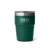 Yeti Rambler 16oz/473ml Stackable Cup - Black Forest Green