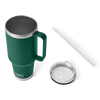 Yeti Rambler 42oz/1.2ml Mug With Straw Lid - Black Forest Green