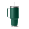 Yeti Rambler 42oz/1.2ml Mug With Straw Lid - Black Forest Green
