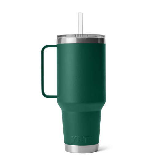 Yeti Rambler 42oz/1.2ml Mug With Straw Lid - Black Forest Green