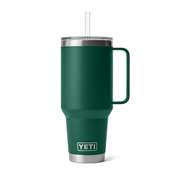 Yeti Rambler 42oz/1.2ml Mug With Straw Lid - Black Forest Green