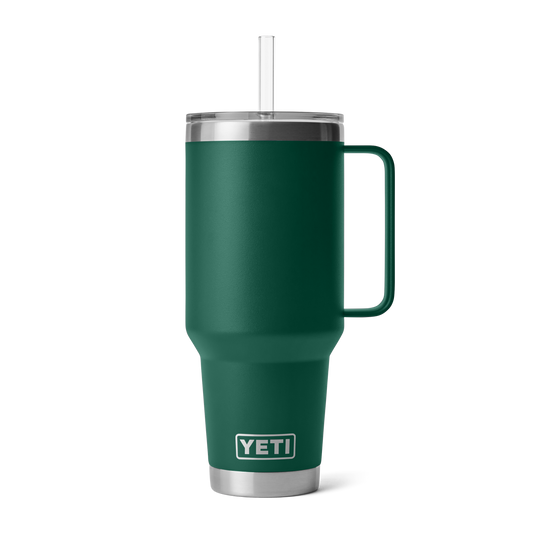 Yeti Rambler 42oz/1.2ml Mug With Straw Lid - Black Forest Green